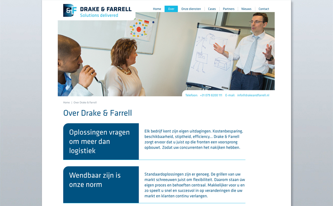 ‘Over Drake & Farrell’ in vijf korte en krachtige statements